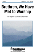 cover Brethren, We Have Met to Worship SATB choral sheet music cover